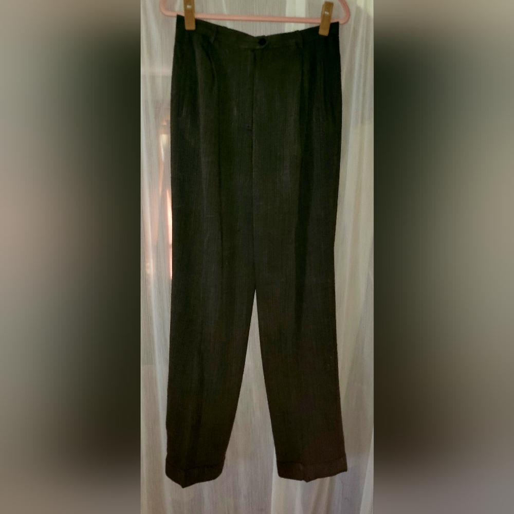 Lauren Ralph Lauren Wool-blend Cuffed Pants - 10